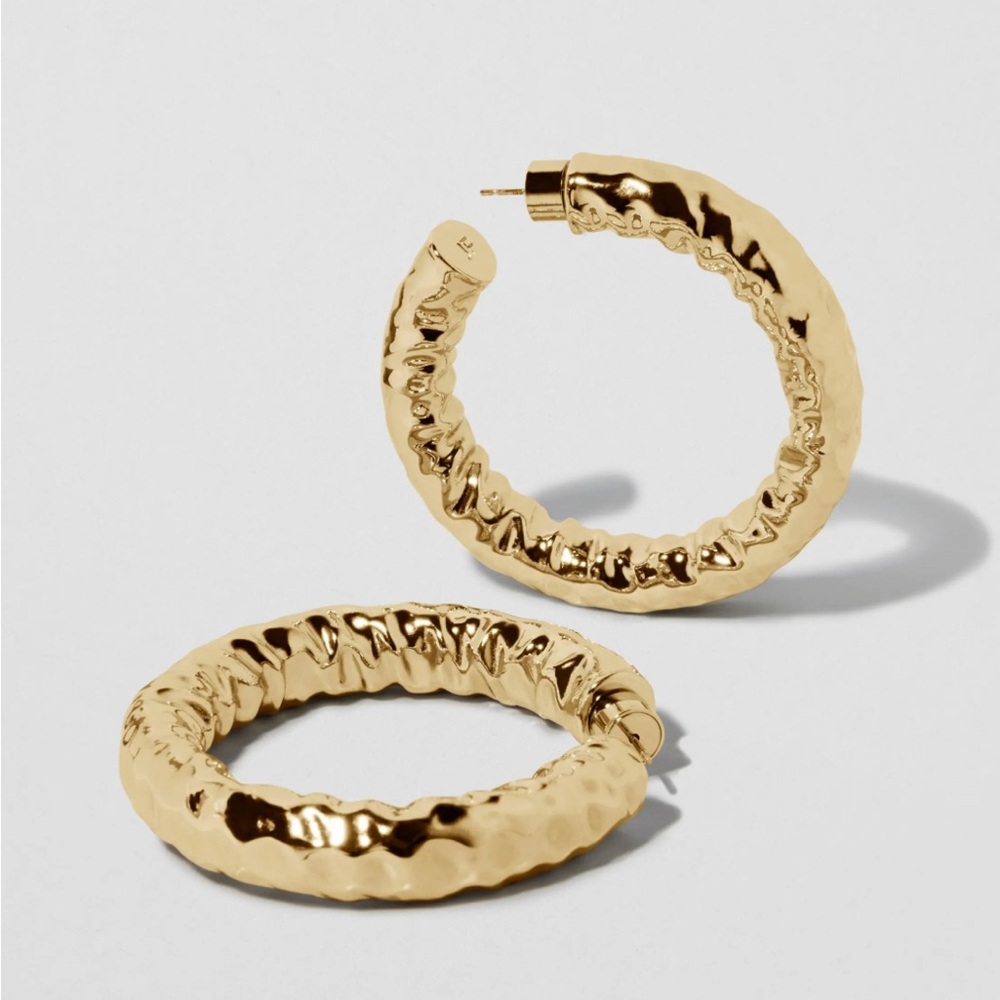 Jennifer Fisher Maeve 1.5” Hoop Earrings
